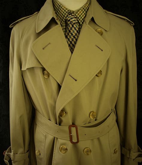 burberry trench coat men vintage.